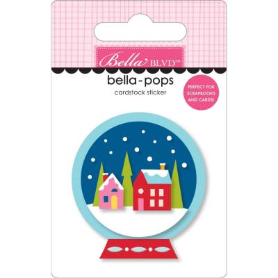 Bella Blvd The North Pole Sticker - Snow Globe