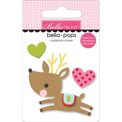 Bella Blvd The North Pole Sticker - Reindeer Games