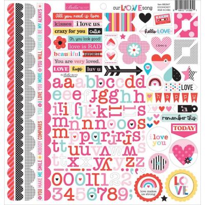Bella BLVD Our Love Song Sticker - Cardstock Stickers Icons