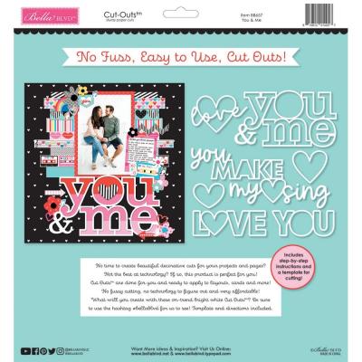 Bella BLVD Our Love Song Die Cuts - You & Me
