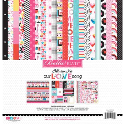 Bella Blvd Our Love Song Designpapiere - Collection Kit