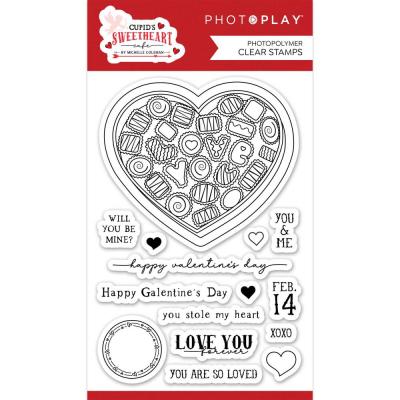 PhotoPlay Cupid's Sweetheart Cafe Clear Stamps - Cupid's Sweetheart Cafe