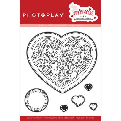 PhotoPlay Cupid's Sweetheart Cafe Etched Die - Cupid's Sweetheart Cafe