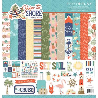 PhotoPlay Ship To Shore Designpapiere - Collection Pack
