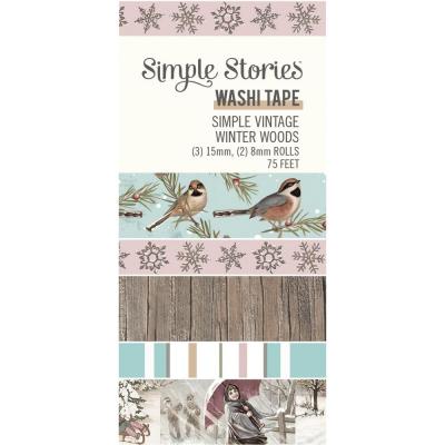 Simple Stories Winter Woods Klebeband - Washi Tape