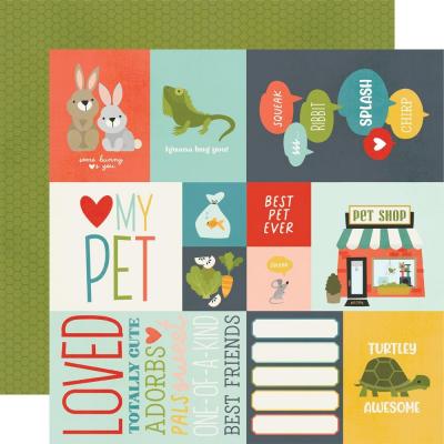 Simple Stories Pet Shoppe Designpapier - Elements 1