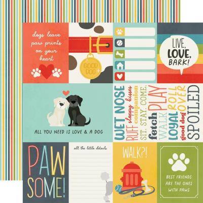 Simple Stories Pet Shoppe Dog Designpapier - Elements 2