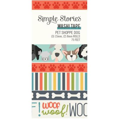 Simple Stories Pet Shoppe Dog Klebeband - Washi Tape