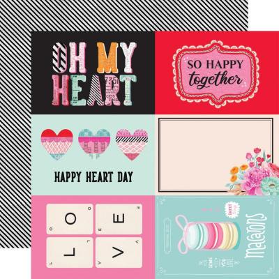 Simple Stories Heart Eyes Designpapier - 4 x 6 Inch Elements