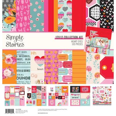 Simple Stories Heart Eyes Designpapiere - Collection Kit
