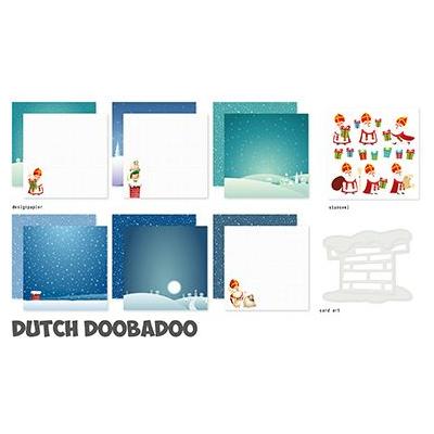 Dutch DooBaDoo Scrapbooking Set - Weihnachtsmann