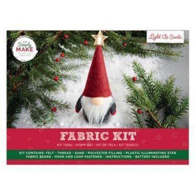 Simply Make - Fabric Kit Light Up Santa
