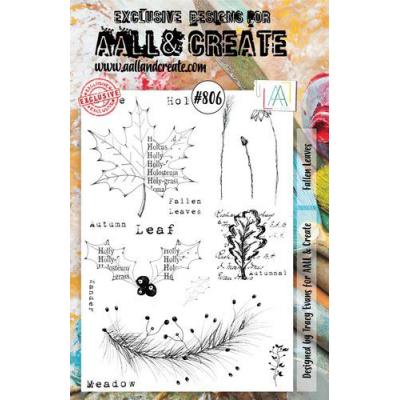 AALL & Create Clear Stamps Nr. 806 - Fallen Leaves