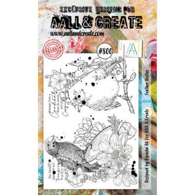 AALL & Create Clear Stamps Nr. 800 - Feather Besties