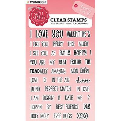 StudioLight Sweet Stories Nr.329 Clear Stamps - Love Is In The Air