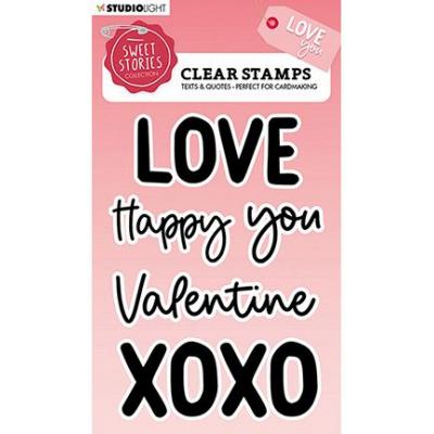 StudioLight Sweet Stories Nr.328 Clear Stamps - Love You