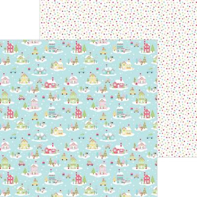 Doodlebug Candy Cane Lane Designpapier - Candy Cane Lane