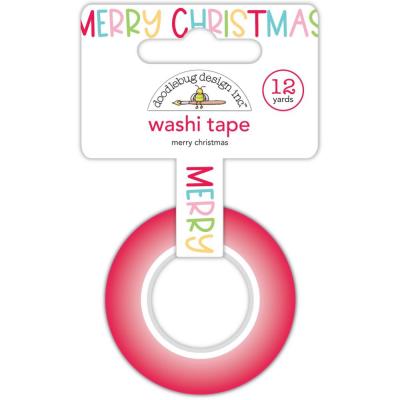 Doodelbug Candy Cane Lane Washi Tape - Merry Christmas