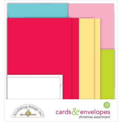 Doodlebug Candy Cane Lane - Cards & Envelopes