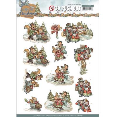 Find It Trading Yvonne Creations A Gift For Christmas Punchout Sheet - Snowfun