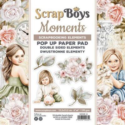 ScrapBoys Moments Designpapiere - Pop Up Paper Pad