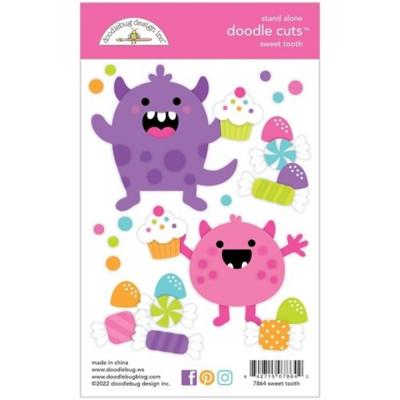 Doodelbug Monster Madness Die Cuts - Sweet Tooth