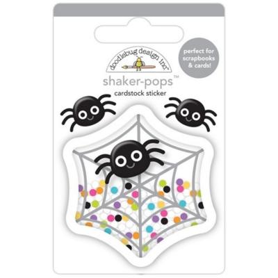 Doodlebug Monster Madness Shaker-Pops Sticker - On The Web
