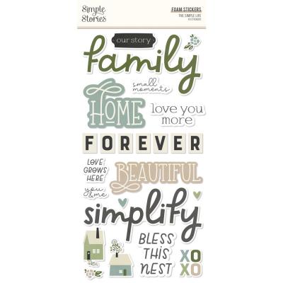 Simple Stories The Simple Life Sticker - Foam Stickers