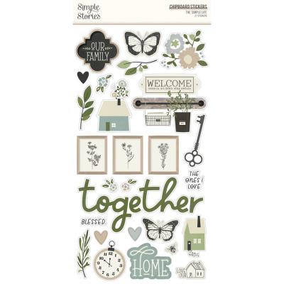 Simple Stories The Simple Life Sticker - Chipboard Stickers