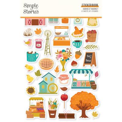 Simple Stories Harvest Market Sticker - Sticker Book
