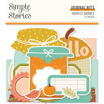 Simple Stories Harvest Market Die Cuts - Journal Bits