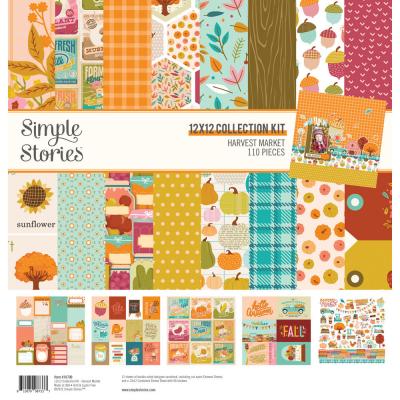 Simple Stories Harvest Market Designpapiere - Collector's Essential Kit
