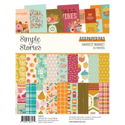 Simple Stories Harvest Market Designpapiere - Paper Pad