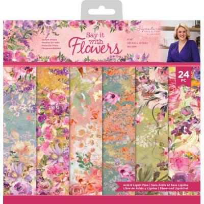 Crafter's Companion Say It With Flowers Spezialpapiere - Vellum Pad