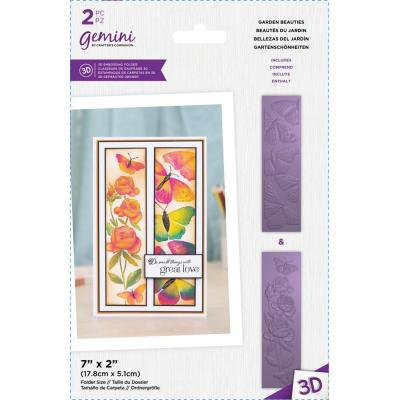 Crafter's Companion 3D Embossing Folder - Garden Beauties