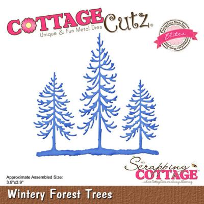 CottageCutz Dies - Wintery Forest Trees