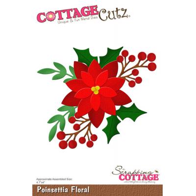 CottageCutz Dies - Poinsettia Floral
