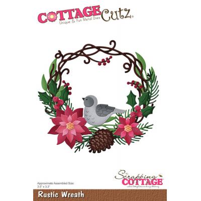 CottageCutz Dies - Rustic Wreath