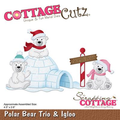 CottageCutz Dies - Polar Bear Trio & Igloo