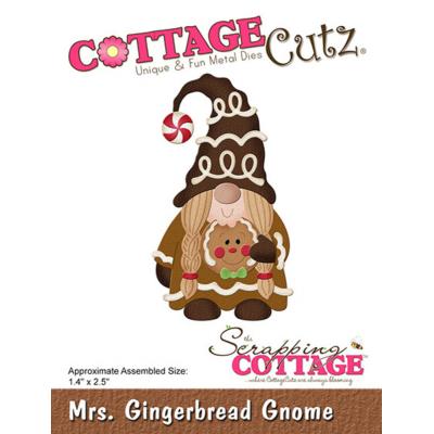CottageCutz Dies - Mrs. Gingerbread Gnome