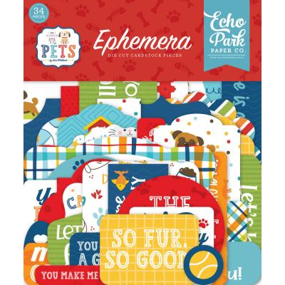 Echo Park Pets Die Cuts - Ephemera