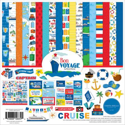Carta Bella Bon Voyage Designpapiere - Collection Kit