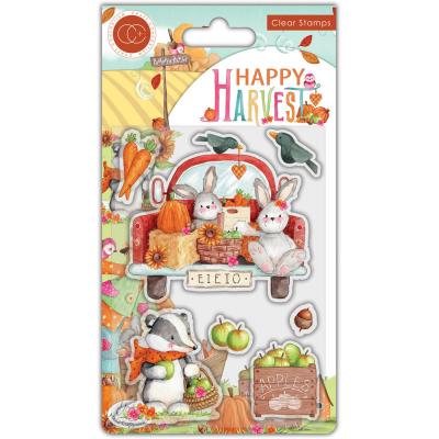 Craft Consortium Happy Harvest Clear Stamps - Apples