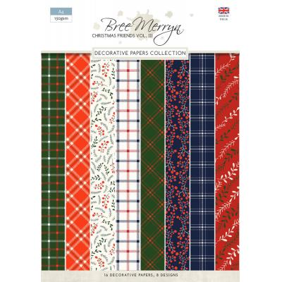 Creative Expressions Bree Merryn Art Christmas Friends VOL.3 Designpapiere - Decorative Papers Collection