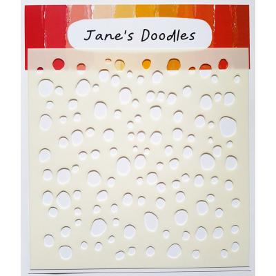 Jane's Doodles Stencil - Drops