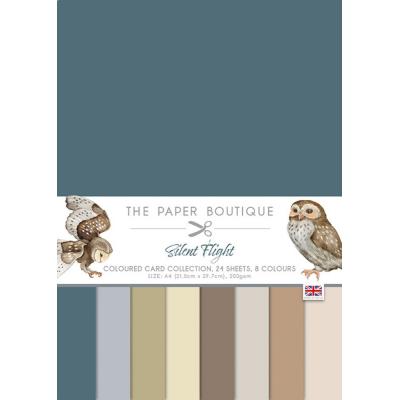 The Paper Boutique Silent Flight Cardstock - Coloured Card Collection