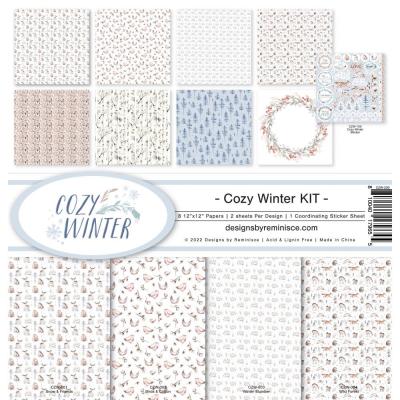 ReminisceCozy Winter Designpapiere - Collection Kit