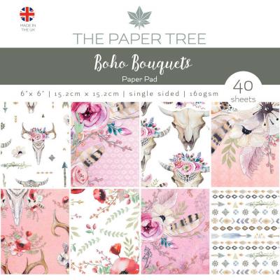 Creative Expressions The Paper Tree Boho Bouquets Designpapiere - Paper Pad