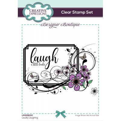 Creative Expressions Designer Boutique Clear Stamps - Loudly Laughing