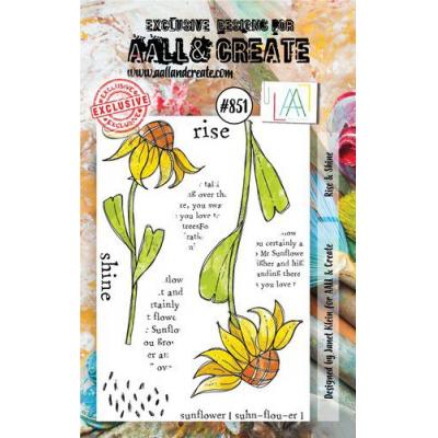 AALL & Create Clear Stamps Nr. 851 - Rise & Shine